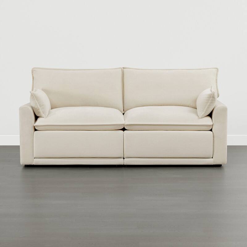 Spruce & Spring Modular Couch Oversized Sectional Sofa for Living Room