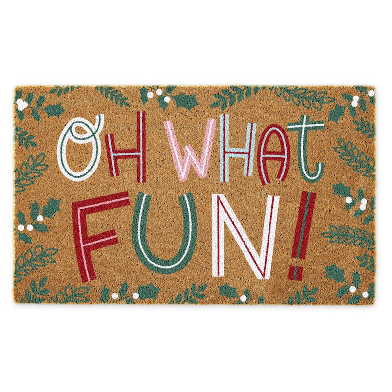 DII Christmas Holiday Doormat