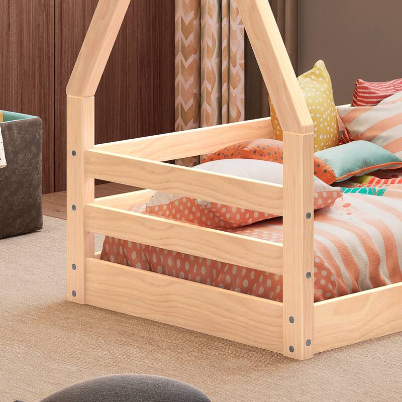 Themes and Rooms Toddler Bed Solid Wood My Cabin