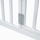 preview thumbnail 8 of 26, Metal Twin House Bed with Fence and Door,Solid Construction