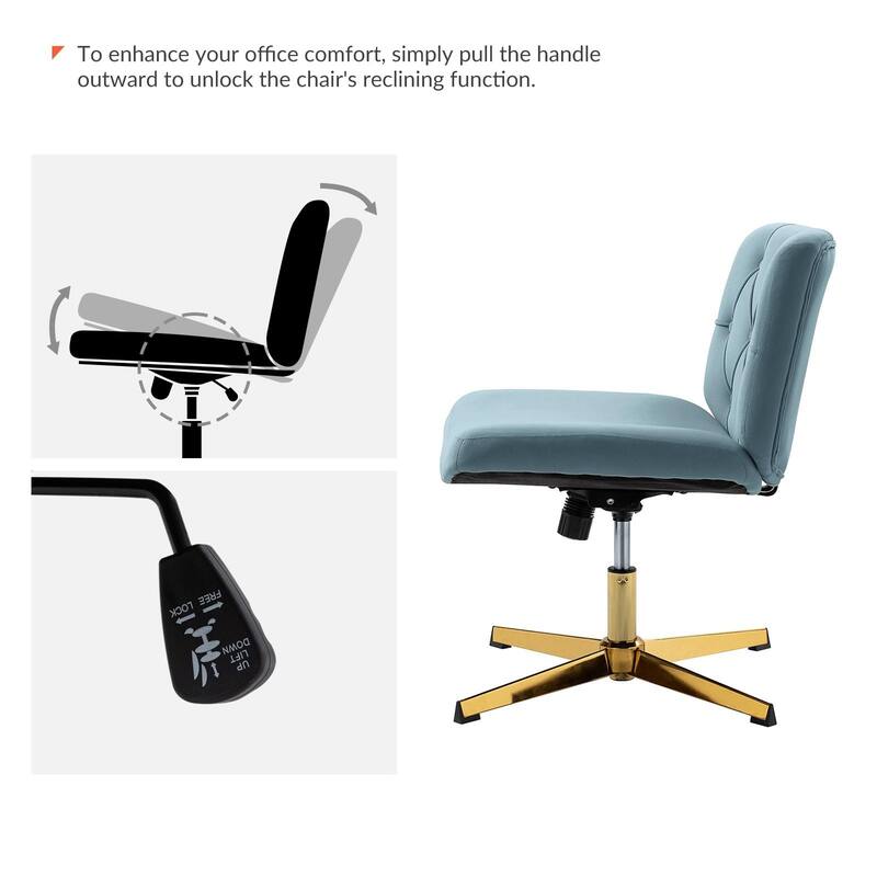 Alfons 360-Degree Swivel & Height Adjustable Task Chair by HULALA HOME