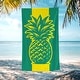preview thumbnail 44 of 74, Large Turtle Shark Seahorse Beach Towel Pool Swimming Towels 30" X 60", 35"x70" Pineapple - 35"x70"