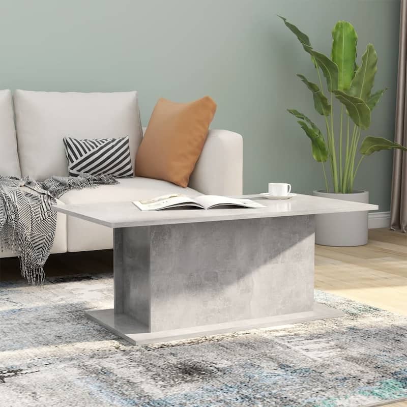 vidaXL Coffee Table Accent End Side Sofa Table for Living Room Engineered Wood - 40.2" x 21.9" x 15.7"