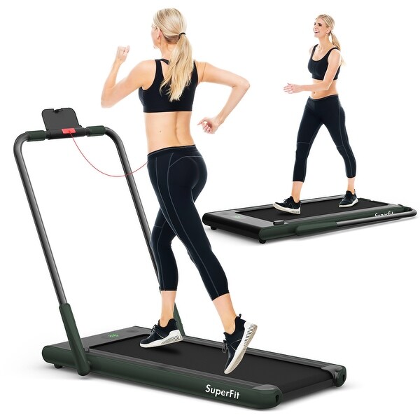 SuperFit 2.25HP 2 in 1 Foldable Under Desk Treadmill Remote SuperFit 2.25HP 2 in 1 Foldable Under Desk Treadmill Remote