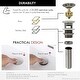 preview thumbnail 37 of 41, STYLISH Pop-Up Bathroom Sink Drain with Overflow (Set of Two)