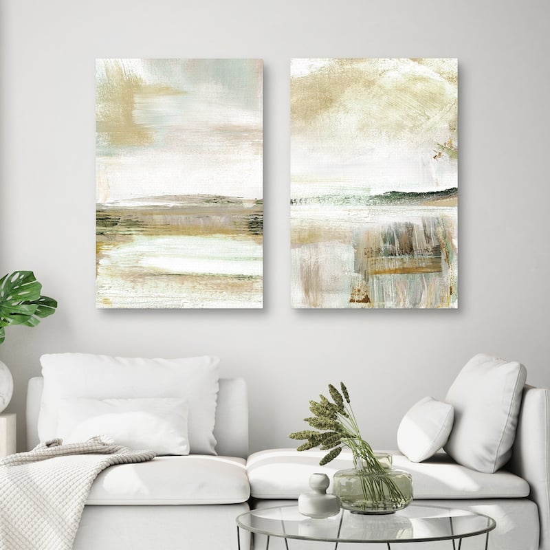 Summer Haze I, Summer Haze II by Judith Shapiro Canvas Art Prints