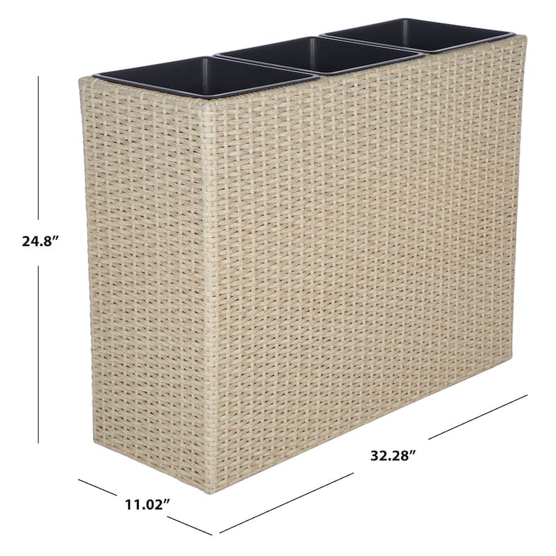 SAFAVIEH Outdoor Asgerdur Flower Rack - 32Wx11Dx25H