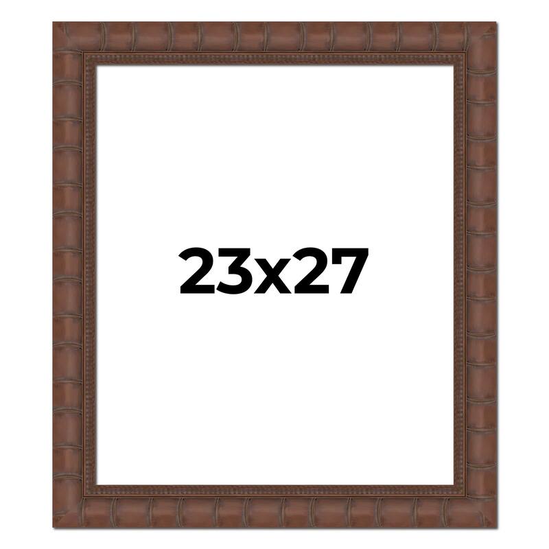 23x27 Frame Pewter Solid Wood Picture Frame Width 1.625 Inches | Interior Frame Depth 0.6875 Inches