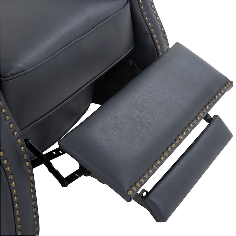Julian Faux Leather Push Back Recliner by Greyson Living