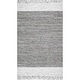 preview thumbnail 17 of 31, Nuloom Hand-woven Leather/ Cotton Tassel Area Rug