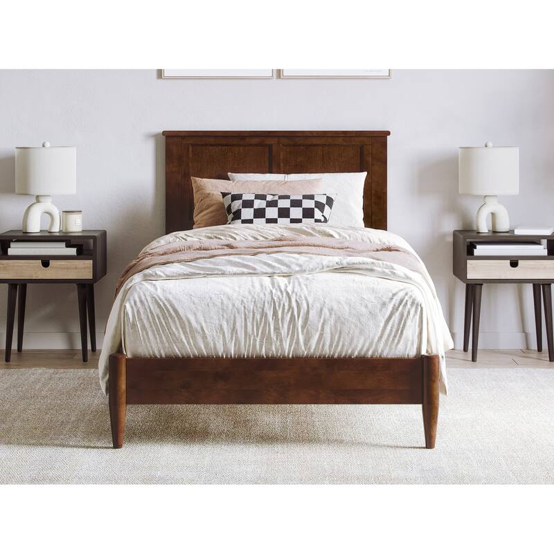 Charlotte Solid Wood Low Profile Platform Bed