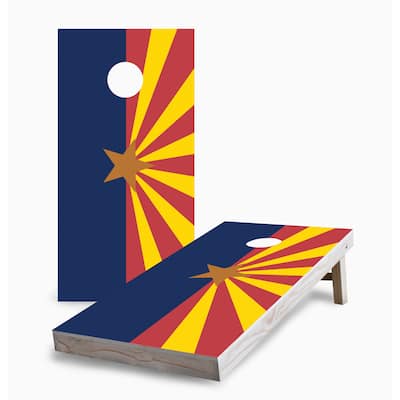 Arizona State Flag Corn Hole Board Set