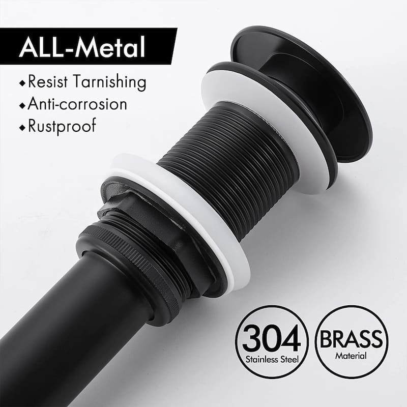 Single Handle Bathroom Sink Faucet with Sink Drain