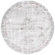 preview thumbnail 11 of 12, SAFAVIEH Platinum Walentyna Glam Abstract Rug 6'7" Round - Grey/Dark Grey - Round