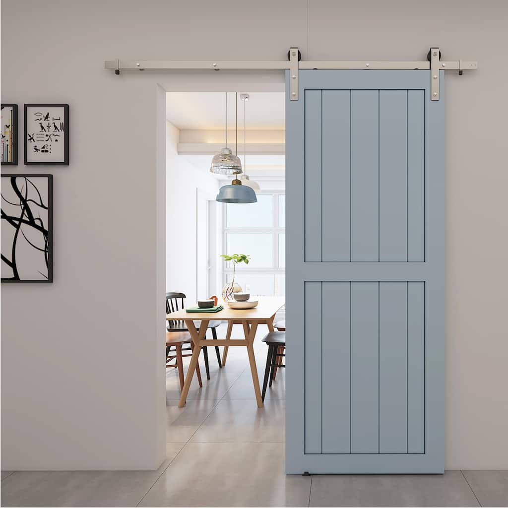 Ranch Unfinished Pine Barn Door Slab 42 in.