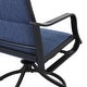 preview thumbnail 17 of 21, PATIO FESTIVAL Outdoor Swivel Metal Dining Chair (2-Pack)