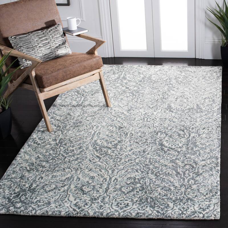 SAFAVIEH Handmade Restoration Vintage Xena Wool Rug - 8' x 10' - Ivory/Sage