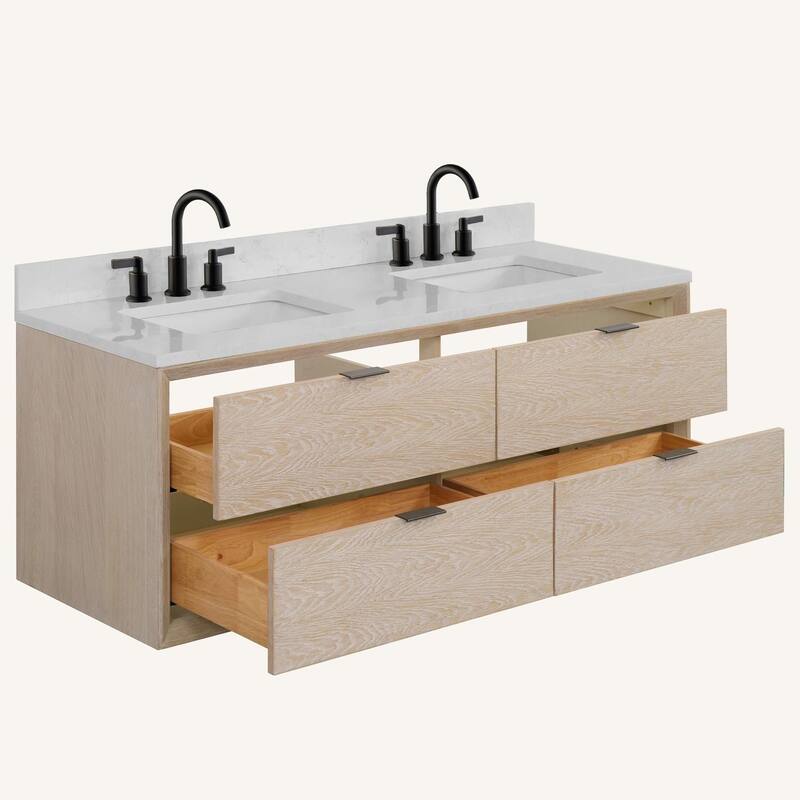 Legion Furniture WH25 Solid Wood Contemporary Bathroom Vanity with 1" thick Artificial top