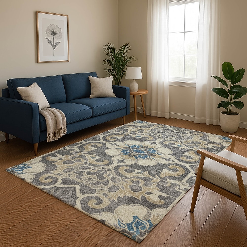 Premium Washable Super Soft Raj Traditional Mayfield Rug