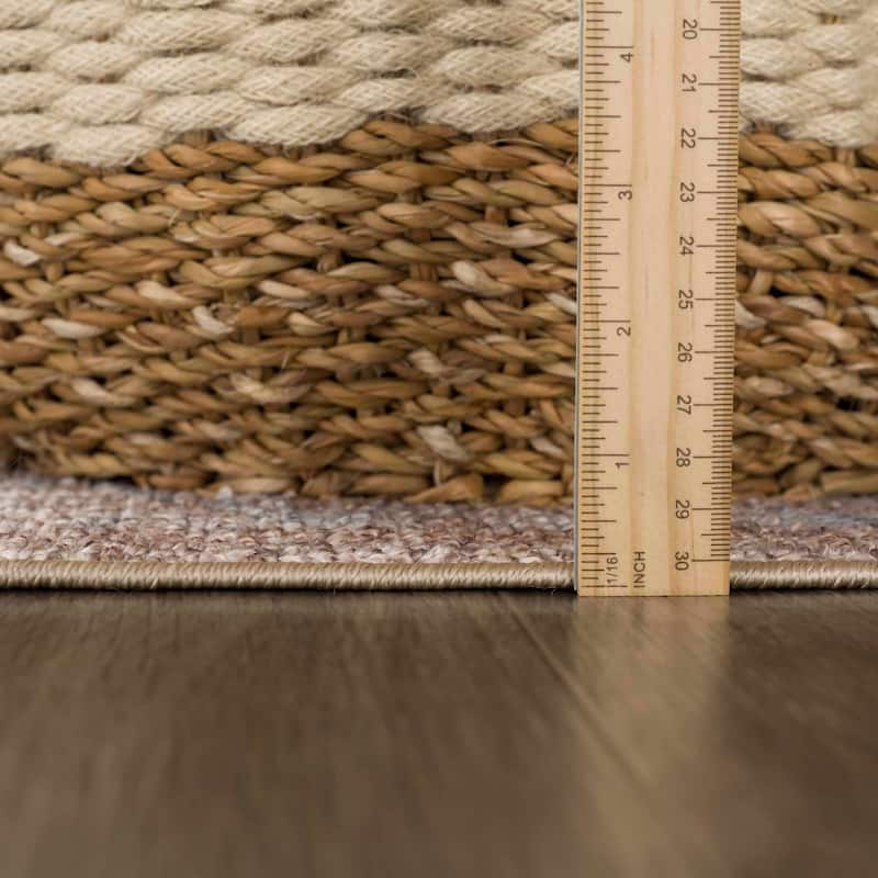 Reseca Oriental Traditional Vintage Distressed Machine Washable Area Rug