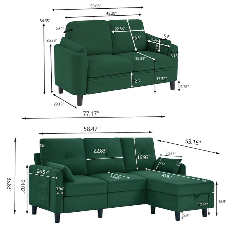 3 Piece Living Room Set