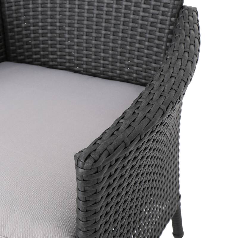 Christopher Knight Home Malta Wicker Patio Armchairs (Set of 2)