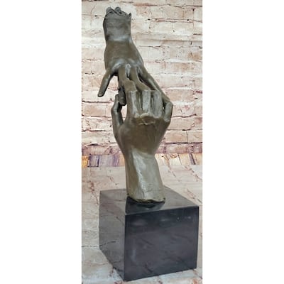 Marry Me Engagement Ring Hand Statue Sculpture Abstract Anniversary Gift 16 Inches X 5 Inches