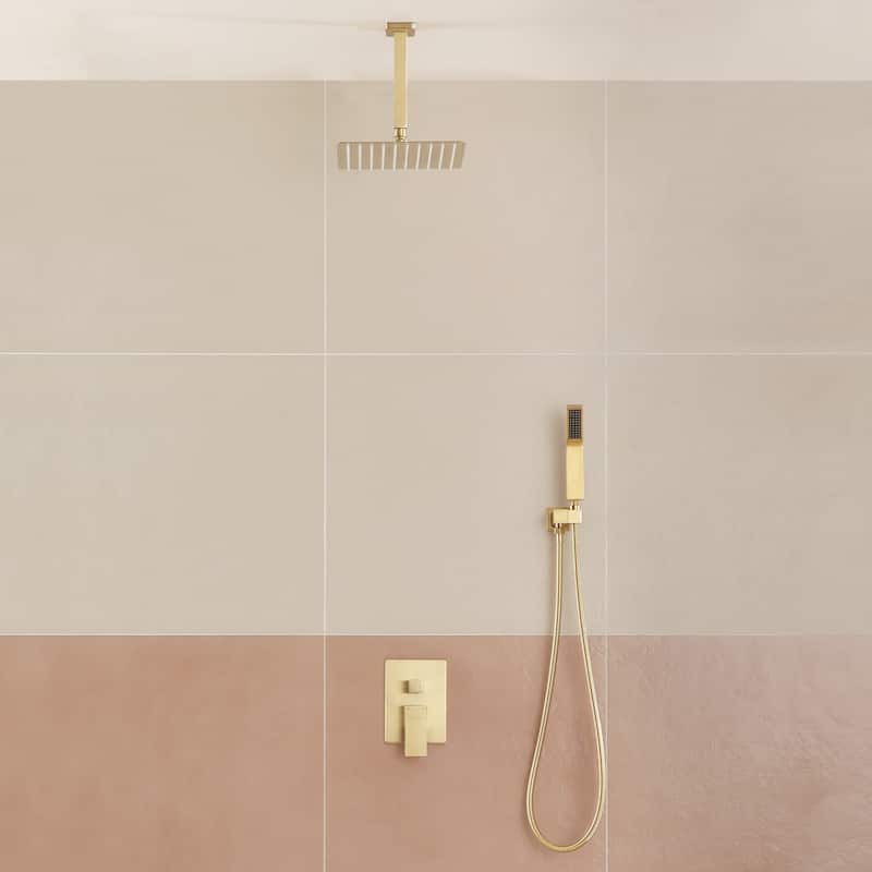2-Function 10/12/16 In Ceiling Mounted Shower System