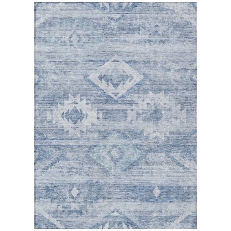 HomeRoots Southwestern Transitional Rectangle Outdoor Rug