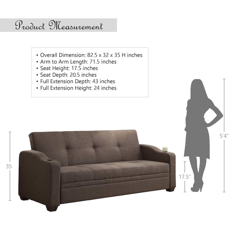 Chama Convertible Futon Sofa