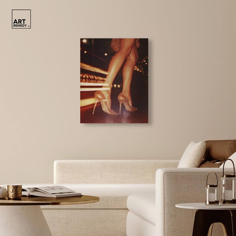 Sparkly Nights Canvas by Art Remedy, Gallery Wrapped