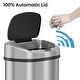 preview thumbnail 7 of 9, iTouchless Oval 13‑Gallon Sensor Kitchen Trash Can with AbsorbX Odor Filter