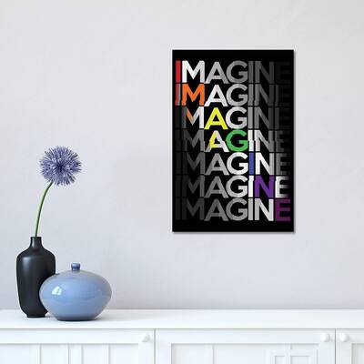 iCanvas "Imagine" by Adrian Baldovino Canvas Print