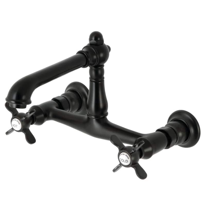 Essex Two-Handle 2-Hole Wall Mount Bathroom Faucet