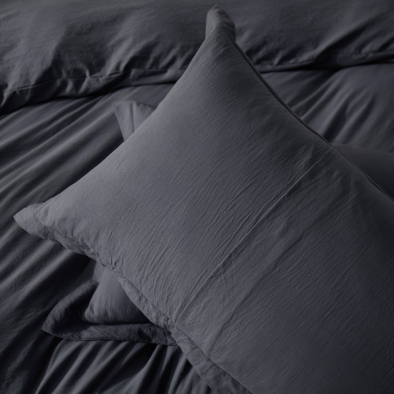 Nestl Premium Ultra Soft Pre-washed Duvet Cover Set with Zipper Closure and Corner Ties