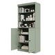 preview thumbnail 90 of 200, 100% Solid Wood 6-Shelf Bookcase with Optional Doors by Palace Imports