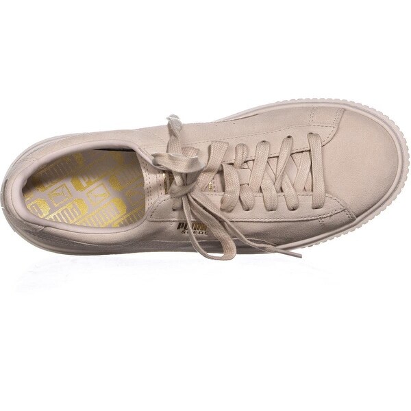 white gold and pink pumas