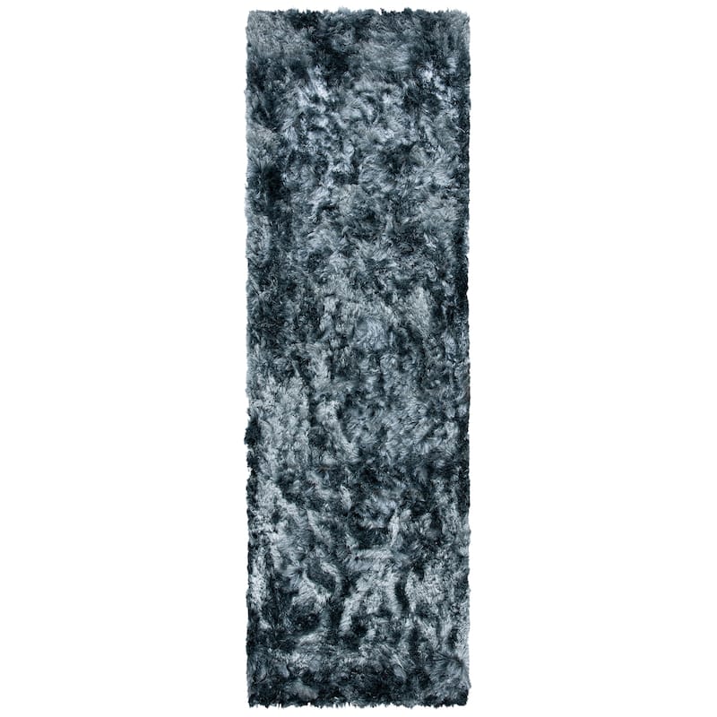 SAFAVIEH Handmade Ocean Shag Lyse Glam 2.5-inch Thick Rug