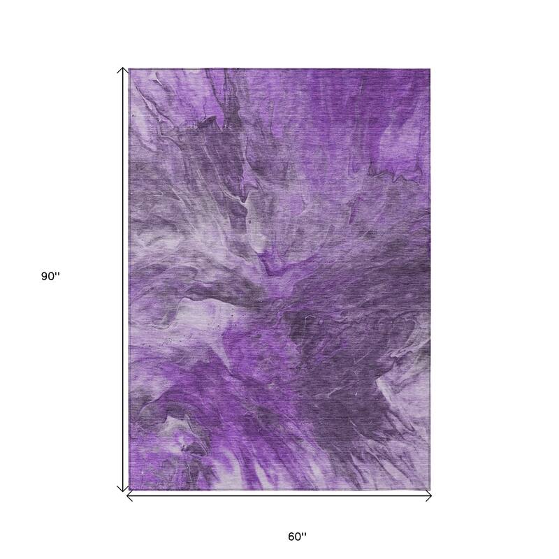 HomeRoots Abstract Transitional Rectangle Outdoor Rug