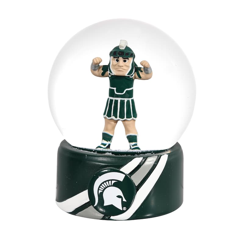Michigan State University 5 in. Glass Tabletop Snow Globe