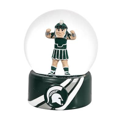 Michigan State University 5 in. Glass Tabletop Snow Globe