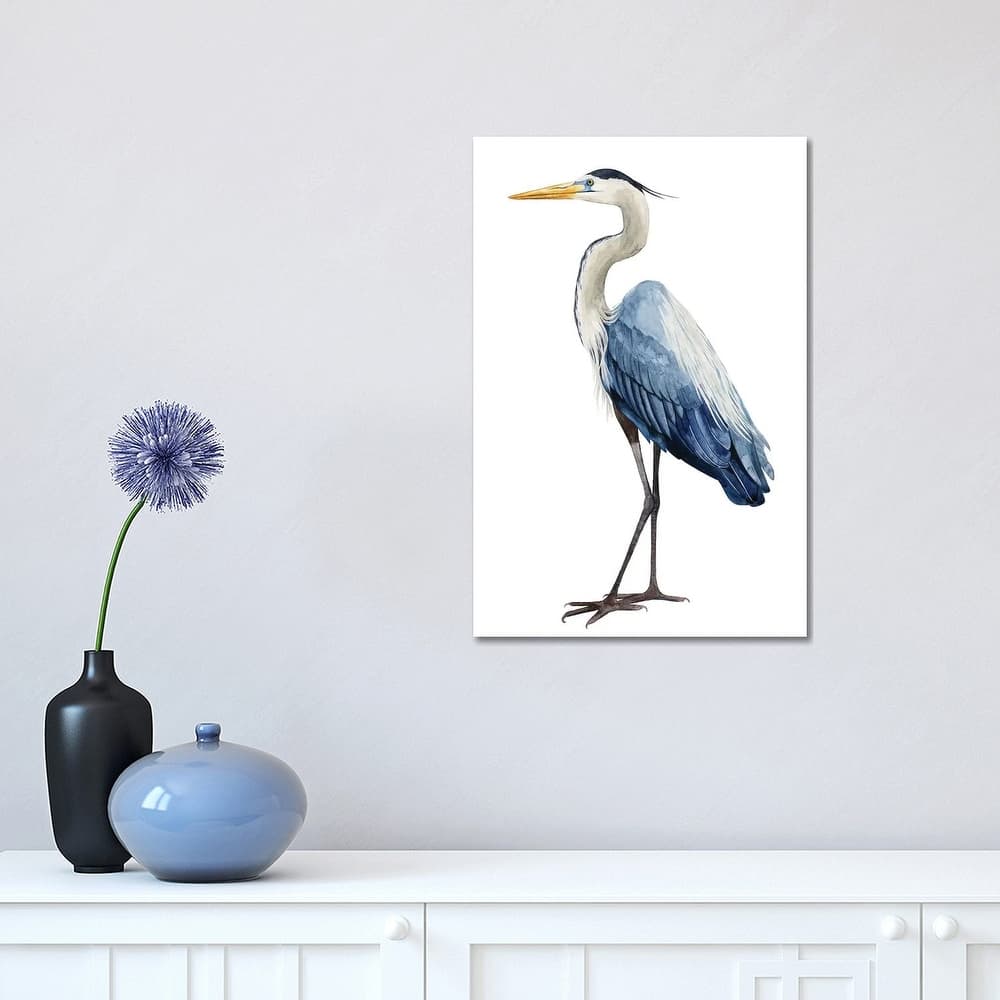 iCanvas "Seabird Heron I" by Grace Popp Canvas Print