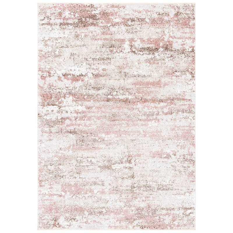 SAFAVIEH Moroccan Tassel Shag Helrike 2-inch Thick Rug - 8' x 10' - Ivory/Grey