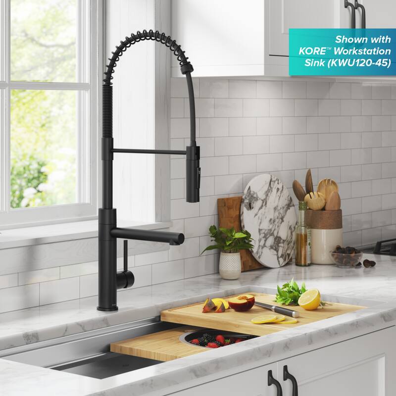 Kraus Artec 2-Function Commercial Pulldown Pot Filler Kitchen Faucet