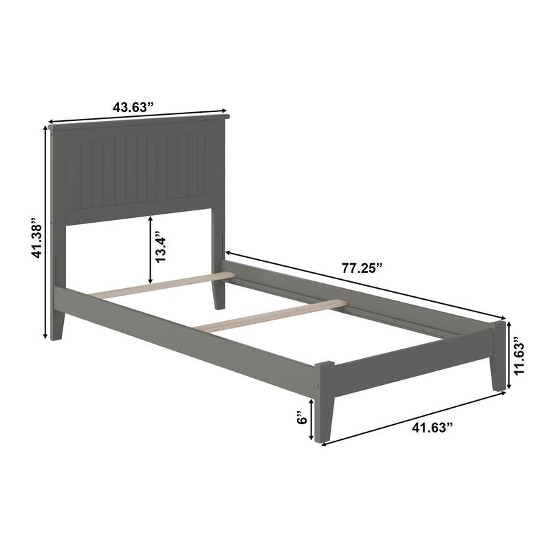 AFI, Nantucket Foundation Bed with Attachable USB Charger