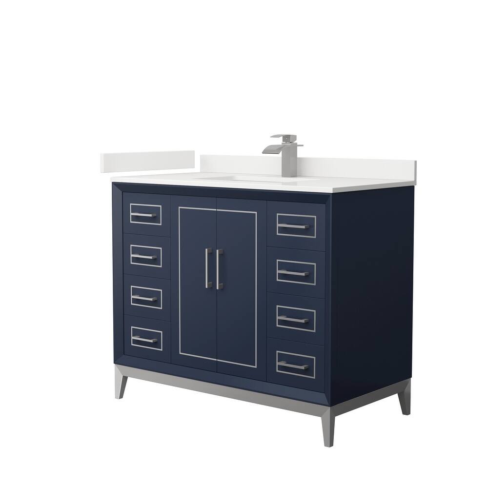 Marlena 42-inch Single Vanity, Quartz Top
