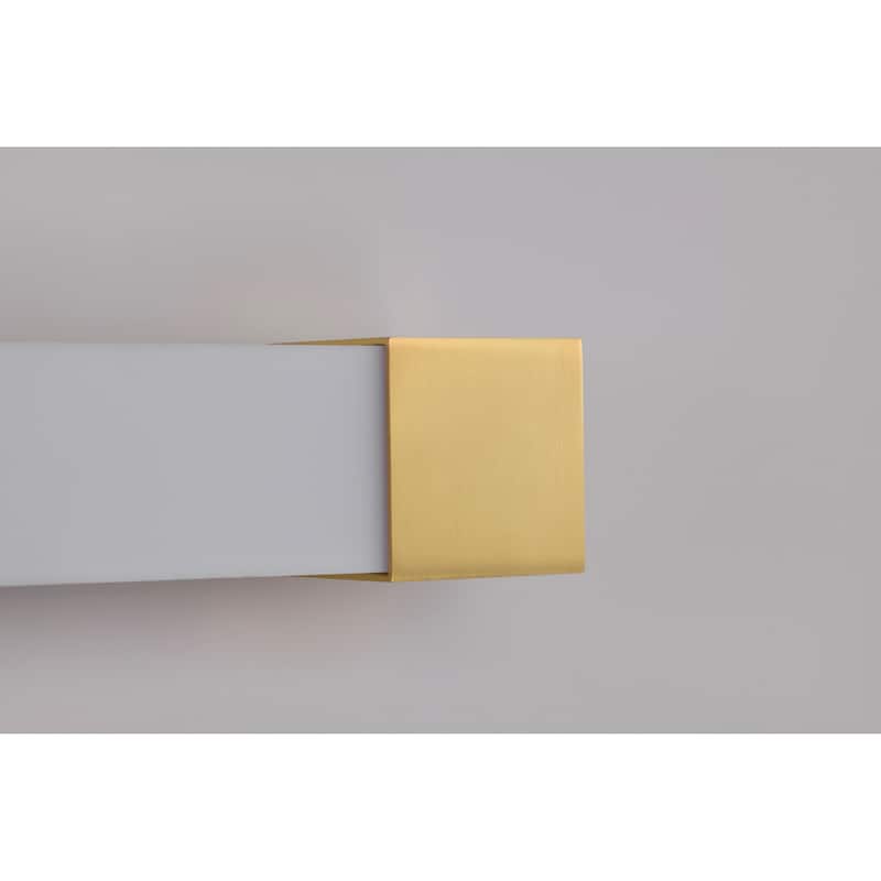 Brightwyn 24 Inch LED Vanity Brushed Brass Finish - Brushed Brass