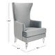 preview thumbnail 3 of 28, SAFAVIEH Couture Geode Modern Wingback Chair