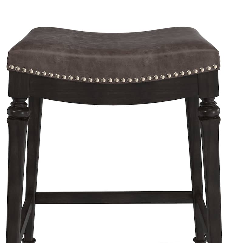 Hillsdale Furniture Vetrina Wood Backless Counter Height Stool - 21.5"W x 15.5"L x 27"H
