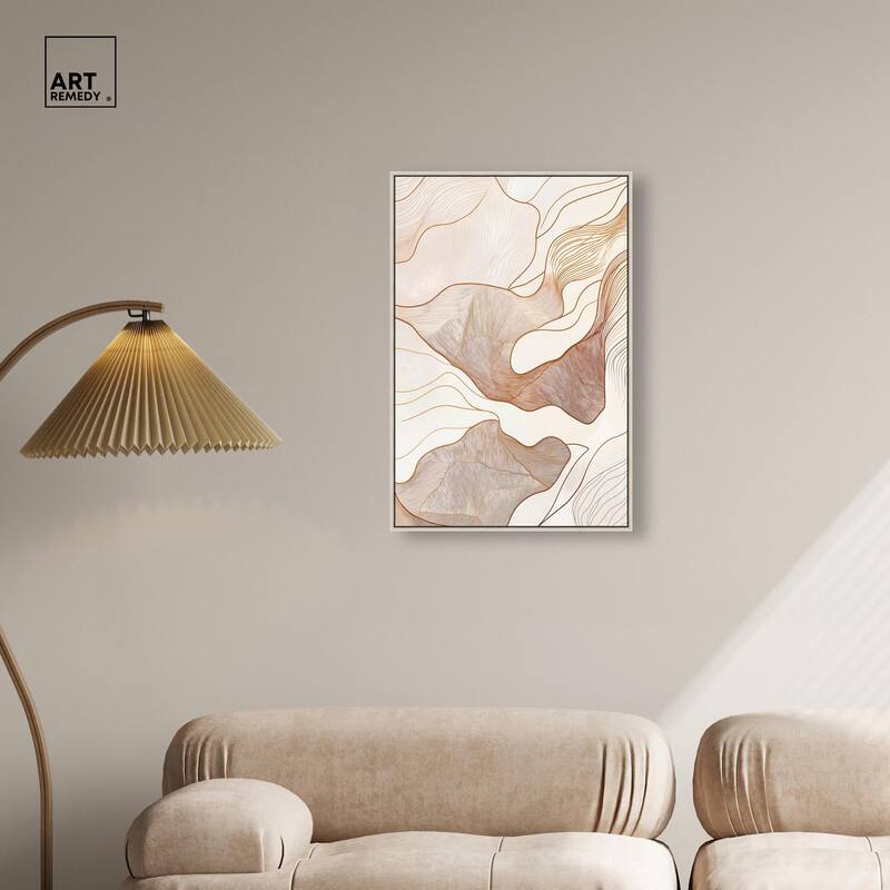 Contoured Reverie I Canvas by Art Remedy